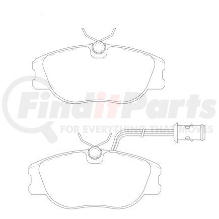 HELLA 355017781 Disc Brake Pad Set