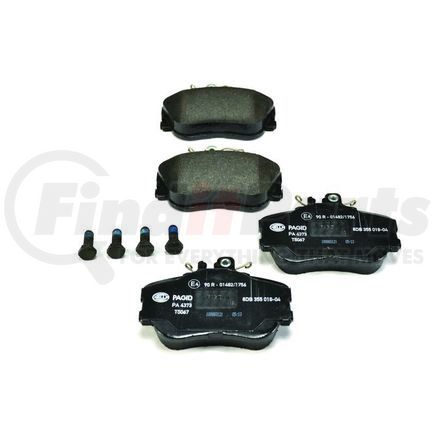 HELLA USA 355018041 - disc brake pad set | disc brake pad set | a set of pads for one or two disc brake calipers of a vehicle