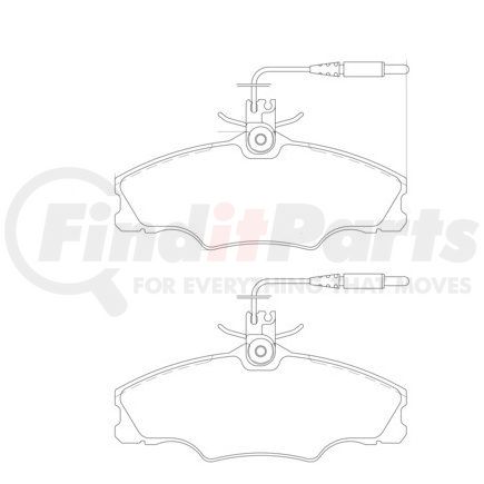 HELLA 355018201 Disc Brake Pad Set