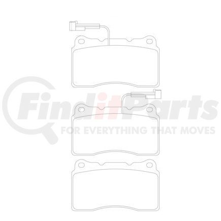 HELLA 355018361 Disc Brake Pad Set