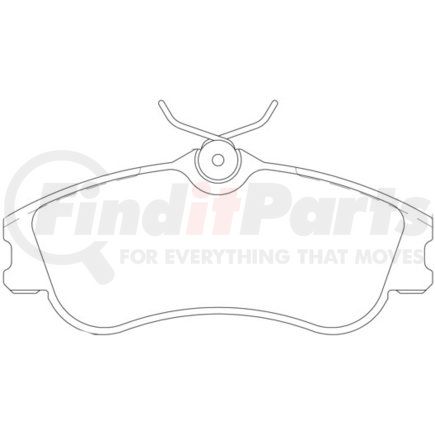 HELLA 355018541 Disc Brake Pad Set