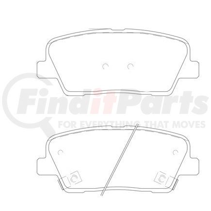 HELLA 355020101 Disc Brake Pad Set