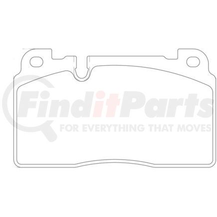 HELLA 355020241 Disc Brake Pad Set