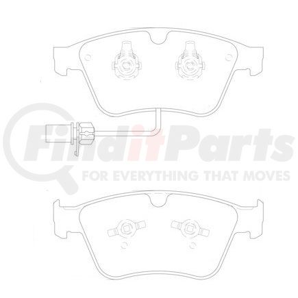 HELLA 355020441 Disc Brake Pad Set