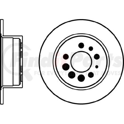 HELLA 355100891 Disc Brake Rotor