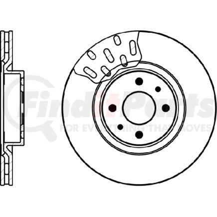 HELLA 355102391 Disc Brake Rotor