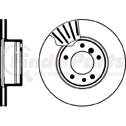 HELLA 355101712 Disc Brake Rotor