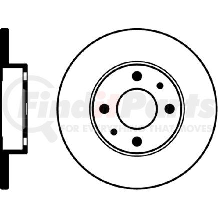 HELLA 355103151 Disc Brake Rotor