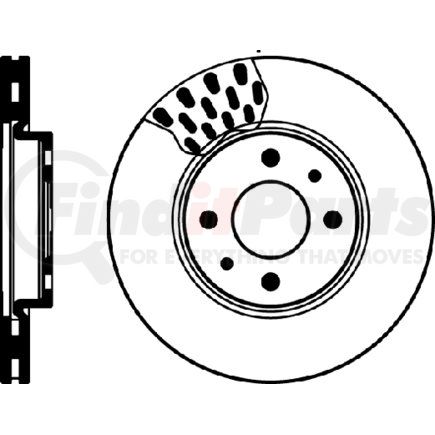 HELLA 355103971 Disc Brake Rotor