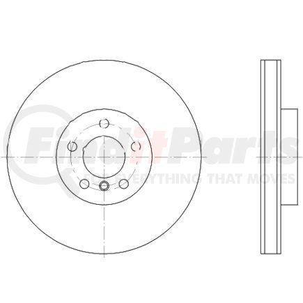 HELLA 355119261 Disc Brake Rotor