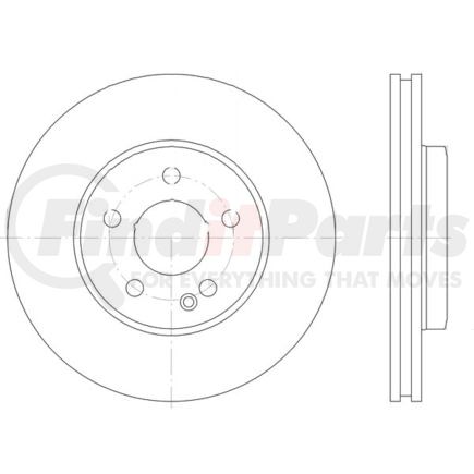 HELLA 355119411 Disc Brake Rotor