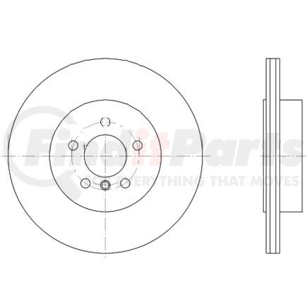 HELLA 355119281 Disc Brake Rotor