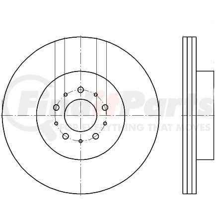 HELLA 355115601 Disc Brake Rotor