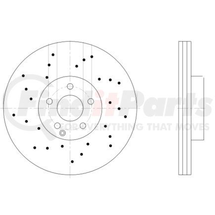 HELLA 355116951 Disc Brake Rotor