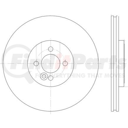 HELLA 355122731 Disc Brake Rotor