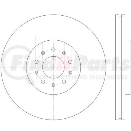 HELLA 355123132 Disc Brake Rotor