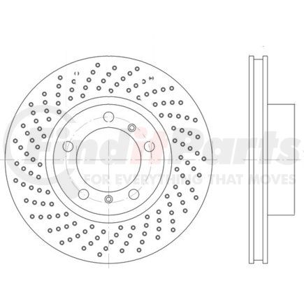 HELLA 355125051 Disc Brake Rotor