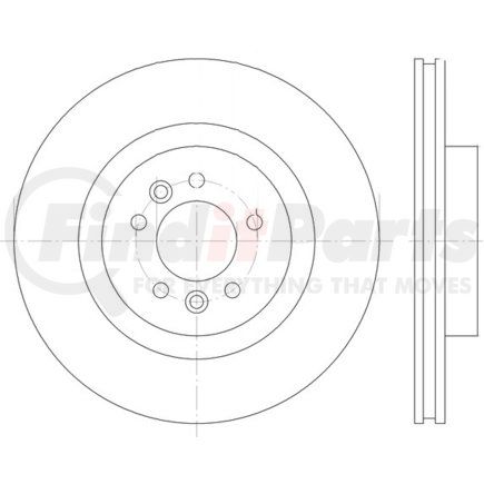 HELLA 355125251 Disc Brake Rotor