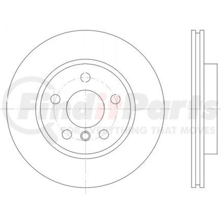 HELLA 355123481 Disc Brake Rotor