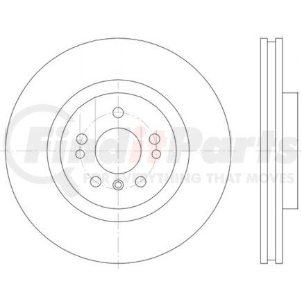 HELLA 355126301 Disc Brake Rotor