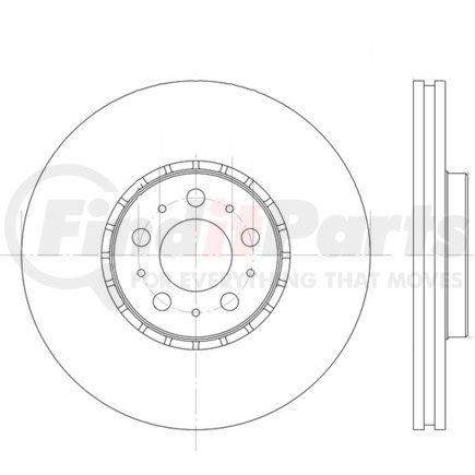 HELLA 355125581 Disc Brake Rotor