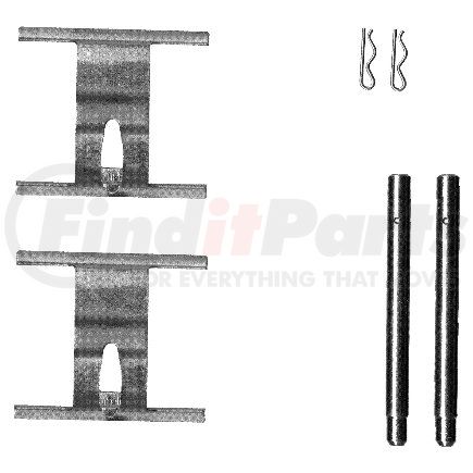 HELLA 355203191 Disc Brake Hardware Kit