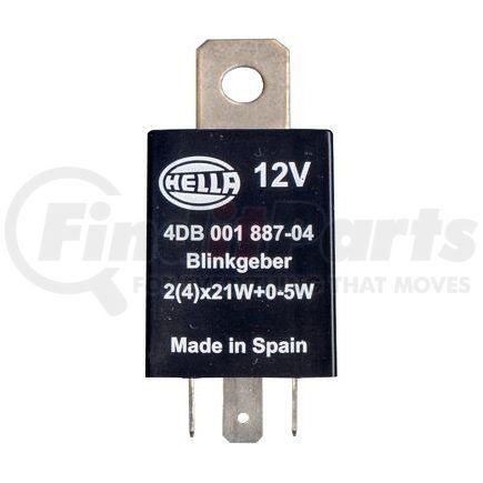 HELLA 001887041 Flasher Unit, 4 pin, 12 V