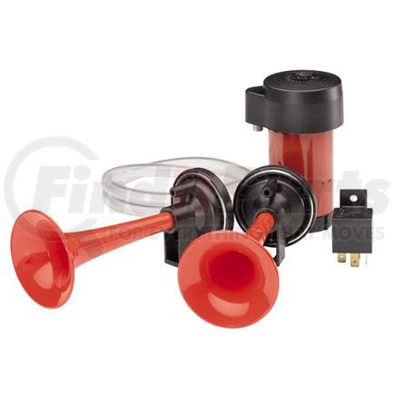 HELLA USA 003001661 - horn kit air 2-trumpet 24v | horn kit air 2-trumpet 24v | accessory horn