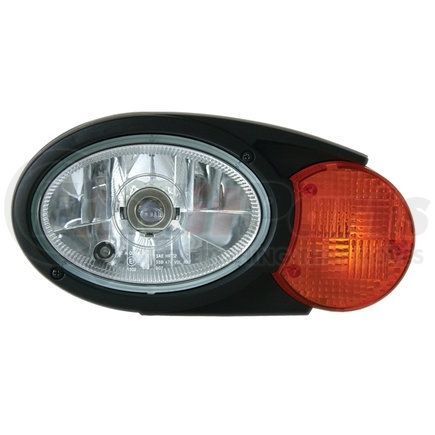 HELLA 996167191 C120 HB2 Single High/Low Beam LH Combination Headlamp with Bracket