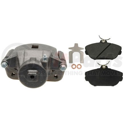 RAYBESTOS RC10458 Brake Parts Inc Raybestos R-Line Remanufactured Loaded Disc Brake Caliper and Bracket Assembly