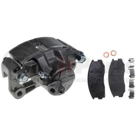RAYBESTOS RC10443 Brake Parts Inc Raybestos R-Line Remanufactured Loaded Disc Brake Caliper and Bracket Assembly