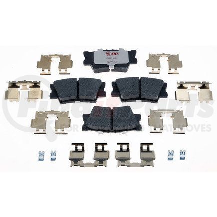 Raybestos EHT1212H Brake Parts Inc Raybestos Element3 Hybrid Technology Disc Brake Pad Set