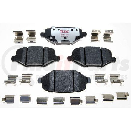 Raybestos EHT1719H Brake Parts Inc Raybestos Element3 Hybrid Technology Disc Brake Pad Set