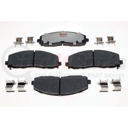 Raybestos EHT1589H Brake Parts Inc Raybestos Element3 Hybrid Technology Disc Brake Pad Set