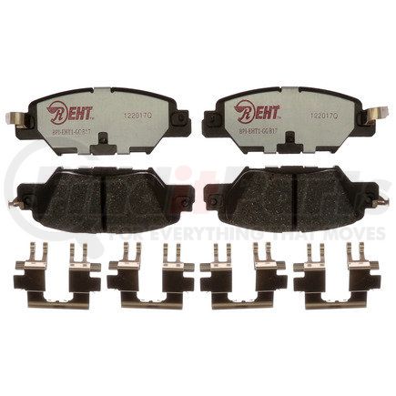 Raybestos EHT1846H Brake Parts Inc Raybestos Element3 Hybrid Technology Disc Brake Pad Set