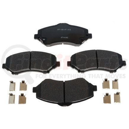 Raybestos MGD1273ACH Brake Parts Inc Raybestos R-Line Ceramic Disc Brake Pad Set