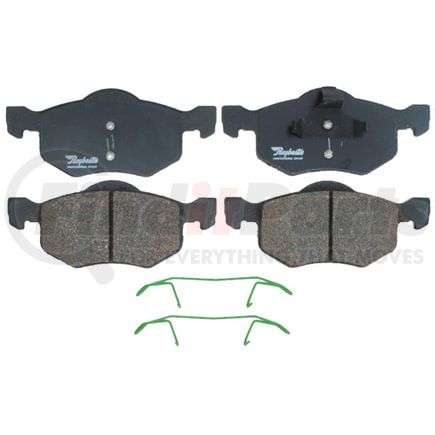 Raybestos PG-D843C Brake Parts Inc Raybestos Element3 Overstock Ceramic Disc Brake Pad Set
