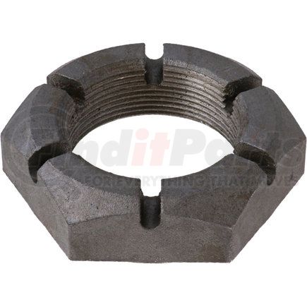 Dana 007865 Differential Pinion Shaft Nut - 6 Slots, 1-1/2 18 UNEF-3B Thread, 2.25 Wrench Flats