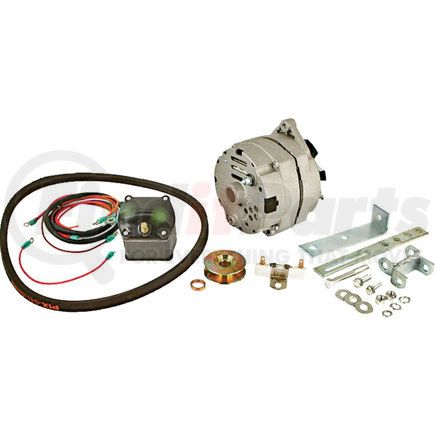 J&N 400-14142 Alternator Conversion Kit 12V, 63A, Delco 10SI, New