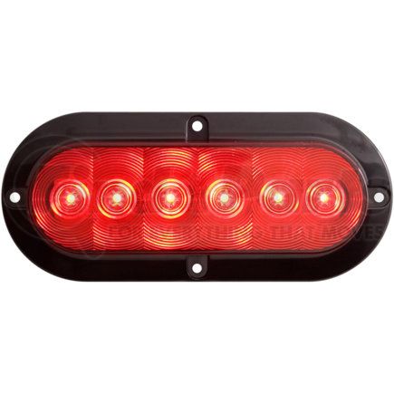Optronics STL73REZB LED 6 IN STT LED 6 IN STT Red flange surface mount stop/turn/tail light, hard wired, female PL-3 plug