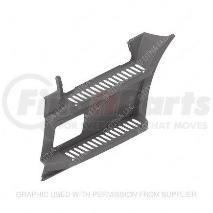 Freightliner A22-75713-022 Panel Reinforcement - Right Side, Thermoplastic Olefin, Granite Gray, 1445.35 mm x 774.66 mm