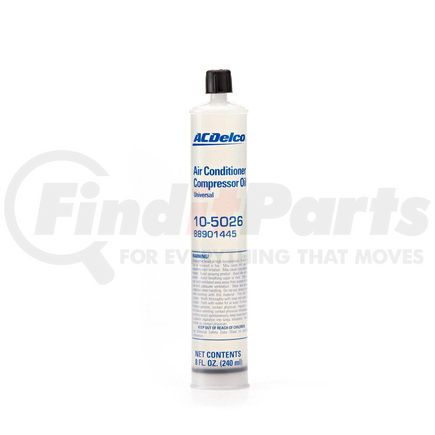 ACDelco 10-5026 Air Conditioning System PAG Oil - 8 oz Cartridge