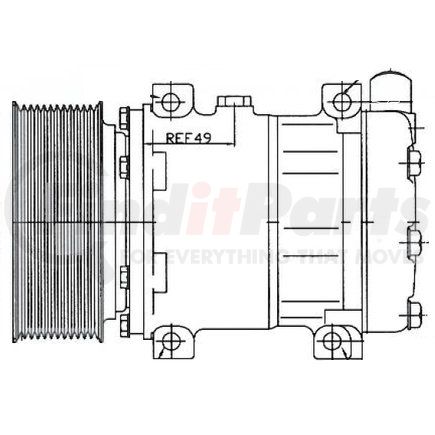 Sunair CO-2024CA A/C Compressor
