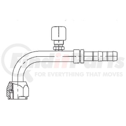 Sunair FJ3289-01-0808S A/C Refrigerant Hose Fitting