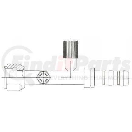 SUNAIR FJ3363-02-0810S A/C Refrigerant Hose Fitting