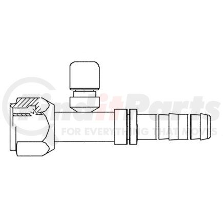 Sunair FJ3461-03-1212S A/C Refrigerant Hose Fitting