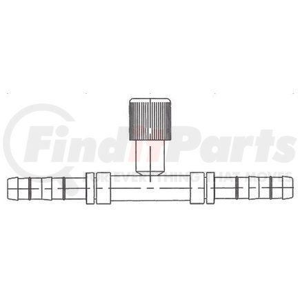 Sunair FJ5986-1616S A/C Refrigerant Hose Fitting