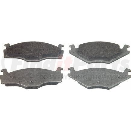 Wagner MX280A Wagner Brake ThermoQuiet MX280A Semi-Metallic Disc Brake Pad Set