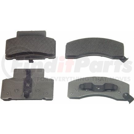 Wagner MX459A Wagner Brake ThermoQuiet MX459A Semi-Metallic Disc Brake Pad Set