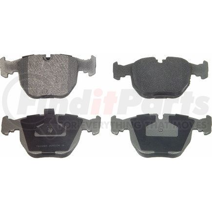 Wagner MX681 Wagner Brake ThermoQuiet MX681 Semi-Metallic Disc Brake Pad Set